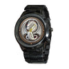 White Dragon Leather Watch Mythical Beast Timepiece Gothic Fantasy Gift for Him